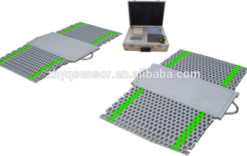 dynamic wireless touch screen Wheel & Axle-Weighing System