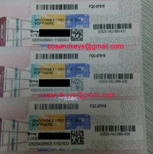 Windows 8.1 Professional COA Sticker, OEM Software