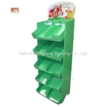 5 Floor Printed Cardboard Floor Display , Supermarket Retail Display