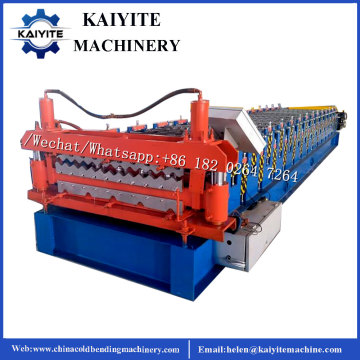 Double Deck IBR And Corrugated Roof Panel Machine