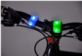 2 Led in silicone flash luce bicicletta luce led