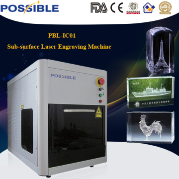 PBL-IC01 Jinan Possible new product 3D laser crystal inner carver