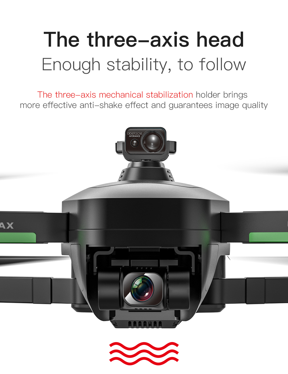 Camera Drone With 3 Axis Gimbal Professional 4K HD GPS WiFi FPV RC Quadcopter Remote Drone ZLL SG906 MAX1