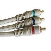 Component Video Cables with Insulation of 3.7mm Foamed PE