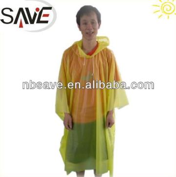 PEVA Rain Poncho