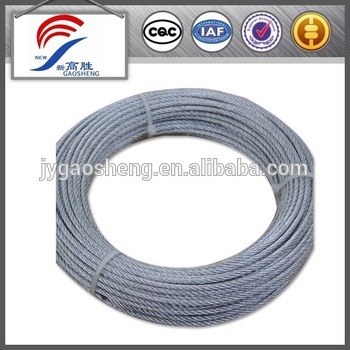 zinc plated wire cable