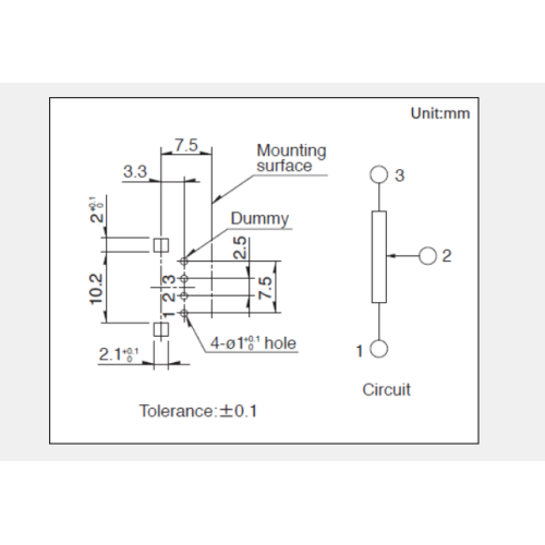 RK11K Series Rotating potentiometer