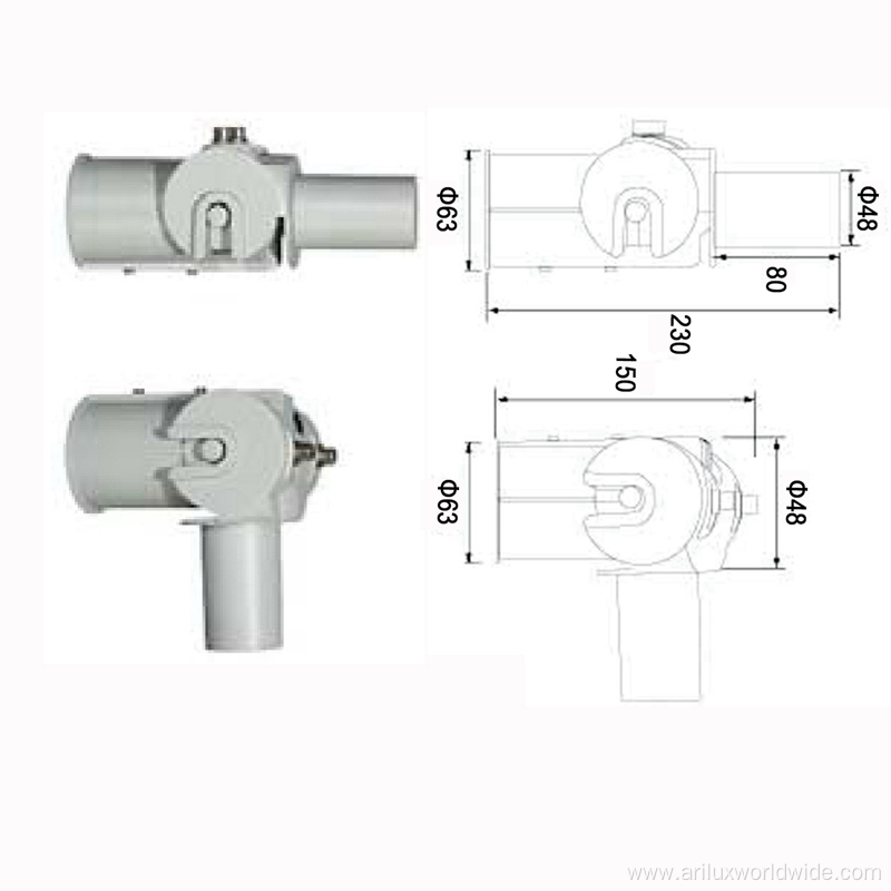 Factory direct led lamp poles