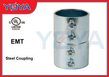 Emt Electrical Conduit Fittings , Steel Electrical Set Screw Conduit Coupling