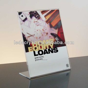 Wholesale - Clear Acrylic Slant Back Sign Holder