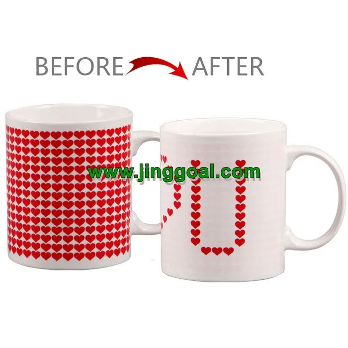 Magic Color Changing Constellation Pattern Sublimation Ceramic Mug