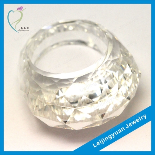 Cheap round rings jewelry crystal stone
