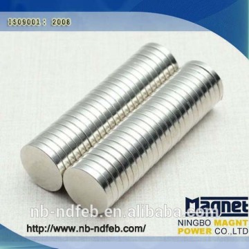 N52 12mm X 2mm Coin Shape Magnets