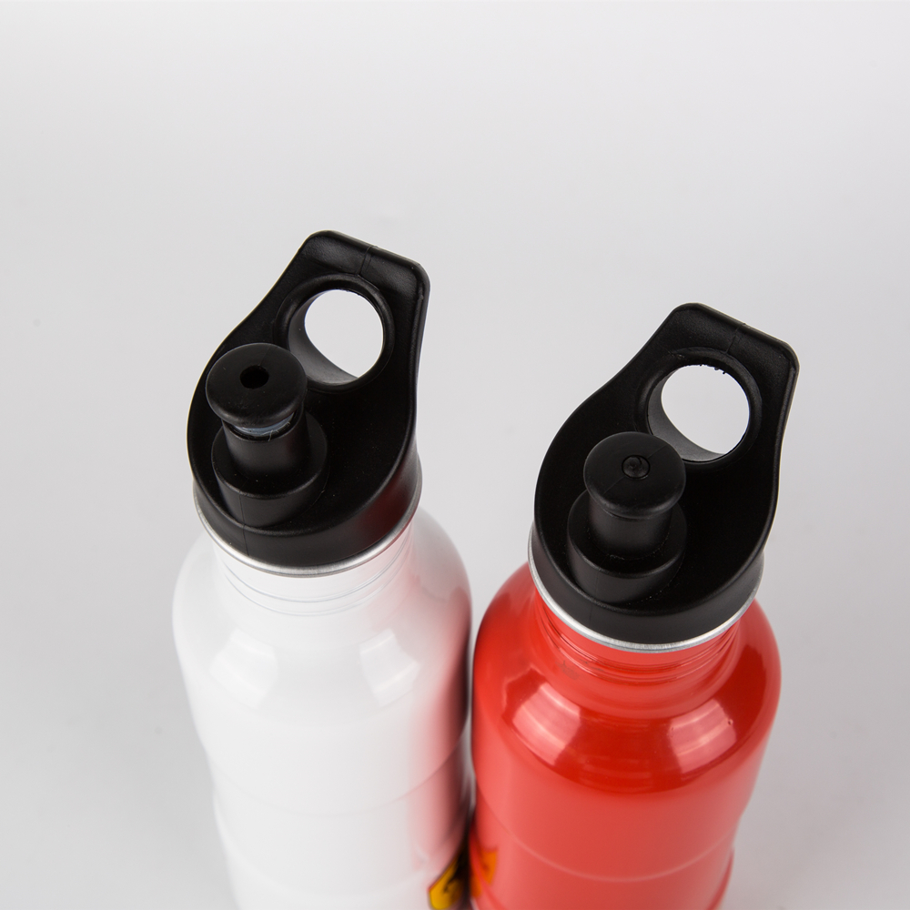 Marque Métal en aluminium bouteille d&#39;eau avec des bouchons Distributeur
