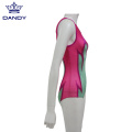 Justaucorps de gymnastique personnalisé Spandex Polyester Sublimation