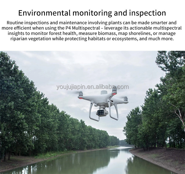 P4 Multispectral Phantom 4 Multispectral a high-precision drone for agriculture missions environmental monitoring etc