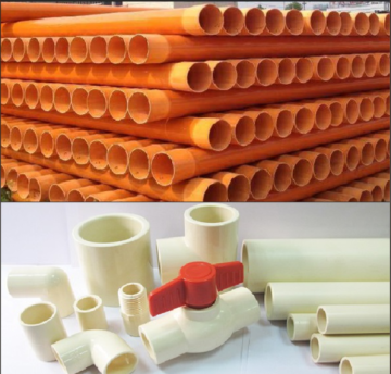 CPVC resin and compound for industrial pipes