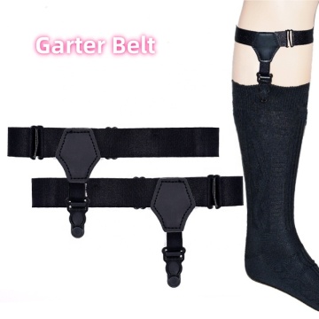 Factory Direct Black Single Clip Non-Slip Thigh High Garter Belt for Women
