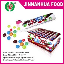 colorful chocolate bean