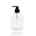 Bouteille de pompe à lotion en plastique transparent pour animaux de compagnie de 500 ml