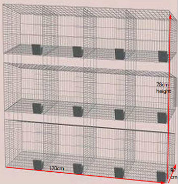 Cheap Rabbit Farming Cage, Industrial Cage for Rabbit ,Commercial rabbit cage in farm