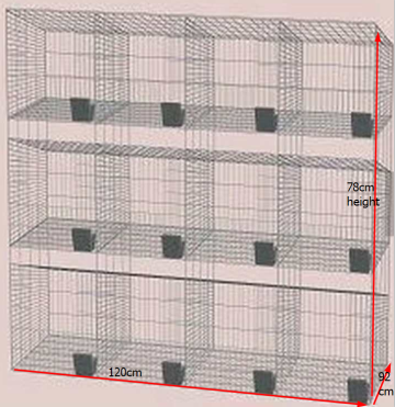 Cheap Rabbit Farming Cage, Industrial Cage for Rabbit ,Commercial rabbit cage in farm