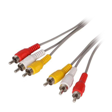 3 RCA Audio and Video Cable