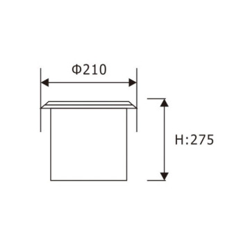 LEDER Generic Round Modern 30W LED Bodeneinbauleuchte