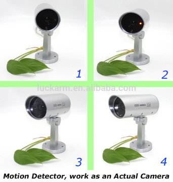 CCTV Security Fake Dummy Camera Outdoor Bullet Camera with 30 Units Illuminating LEDs