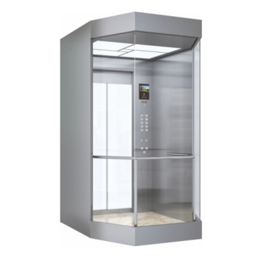 Glass panoramic passenger elevator