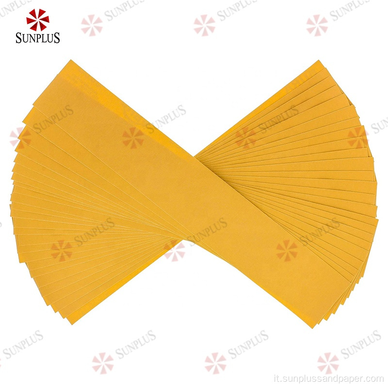 Panini carta vetrata oro PSA Sticky Sanding Paper rotoli