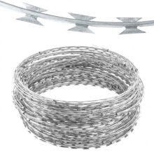 Stainless Steel Razor Barbed Wire for Airport Fence - Electric Razor Wire