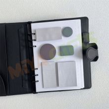 A5 Shaped Paper Sticky Note Dashboard Insert Clear Memo Pad for Planner Ring Binder