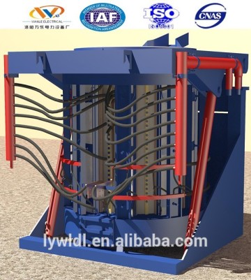 low power induction furnace for melting iron scrap recycle scrap steel