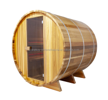 Canadian Hemlock Wood Finnish Sauna Barrel Outdoor Garden Sauna