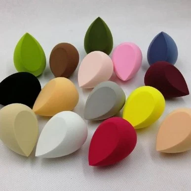 Edge Cutted Makeup Sponge with Half Silicone and Half Latex-Free to Save Cream