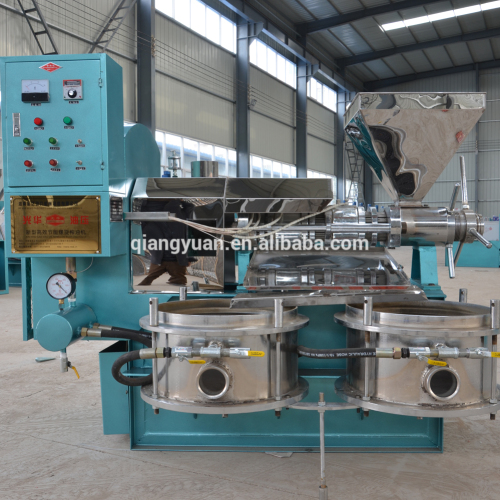 2015 China engineer available food industry full automatic screw-type peanut oil mill for individual home processing