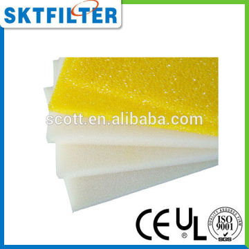 white or yellow pre-filter mesh filter sponge mesh