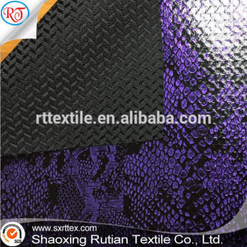 2016 fashion dry PU synthetic Garment leather