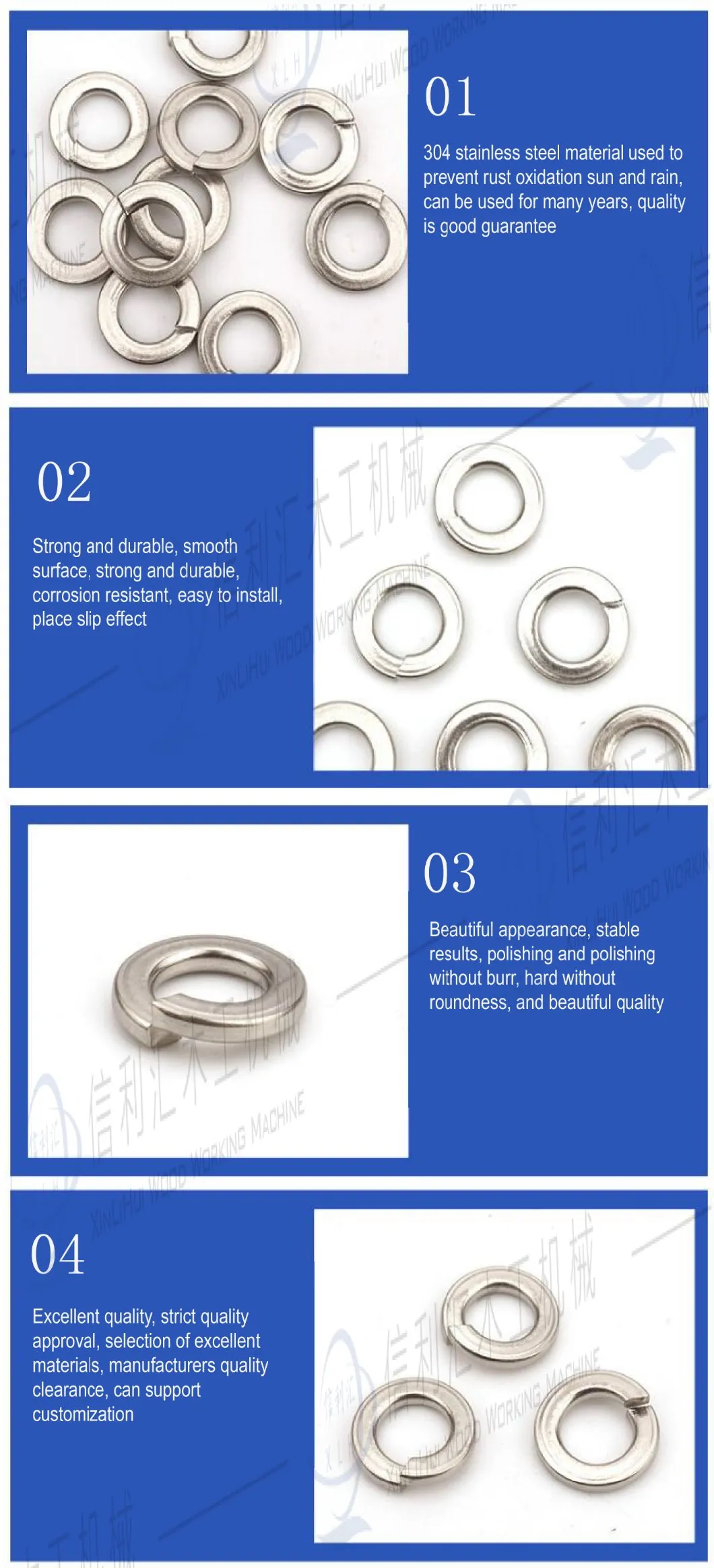 Factory Price Zinc Spring Washer Disc Spring Washer