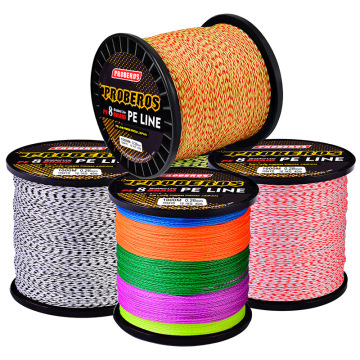 W8 1000m PE braided  main line japanese braided fishing line sea fishing