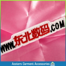 customized custom iron on embroidered patches design and words embroidered logo patches