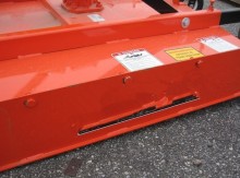 KOMATSU WB98A excavator brush mower