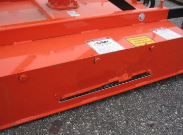 KOMATSU WB98A excavator brush mower