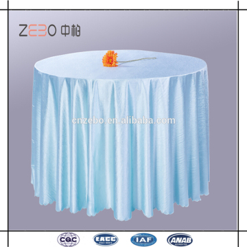 100% Polyester Customized 120" Round Cheap Table Covers for Weddings