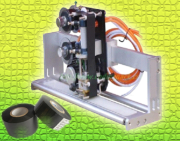 Pneumatic driving hot stamping date coder