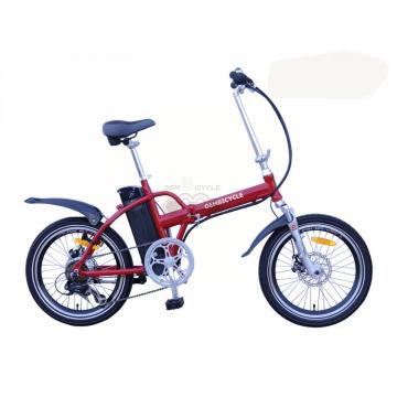 EBIKE COMPANY WHOLESALE 20 &quot;Red Full Alloy Suspension Dobrável E Bike com alta qualidade