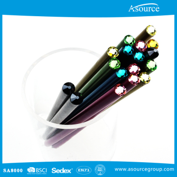 Fashion Wooden Pencil with Crystal