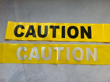 Reflective Caution Tape