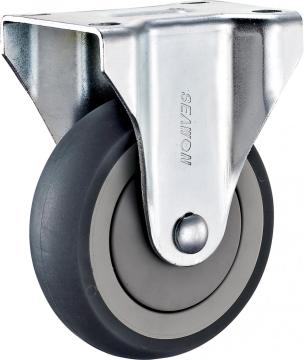 American Medium Duty Plate Rigid TPR Castor Wheel